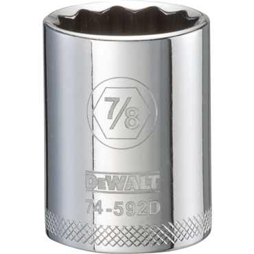 1/2 in Drive 12 Point 7/8 mm Standard Socket Set