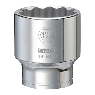 3/4 in Drive 12 Point 1 11/16 Socket