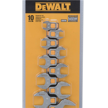3/8 in Drive 10 Piece Crowsfoot Set