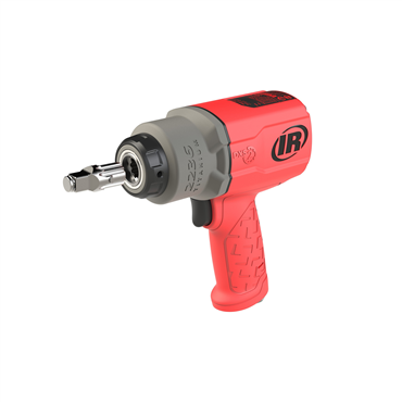 DXS2 1/4 in NPT 1500 ft-lb Torque Pistol Grip Quiet Red Air Impact Wrench