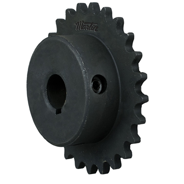 Browning H4017X 1 1/8 Finished Bore Roller Chain Sprocket, Single Strand, Steel, Hardened Teeth