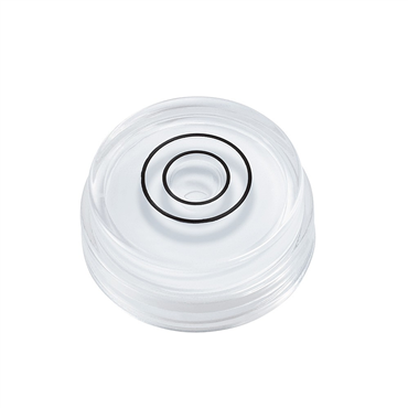 Plastic 5 in Clear Bulls Eye Level