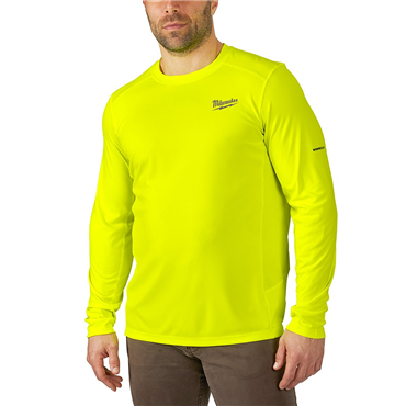 WORKSKIN™ X-Large Hi Vis Yellow Long Sleeve Shirt