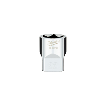 M22 1/2 in Drive 6 Points Chrome Vanadium Steel Socket