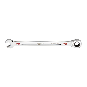 Steel Chrome 11/32 in Combination Wrench
