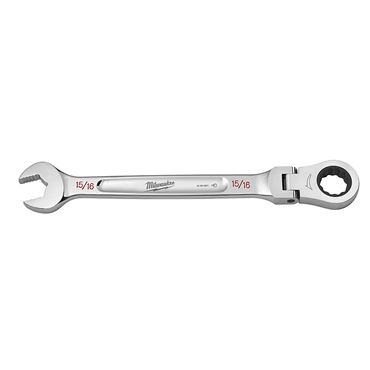 Chrome Vanadium Steel Non-Lockable 12.6 in Flex Head Combination Wrench
