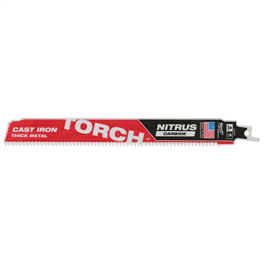 9" 7TPI The TORCH™ for Cast Iron with NITRUS CARBIDE™ 5PK