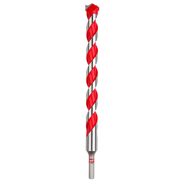 Carbide Tipped 12 in Single End Hammer Drill Bit