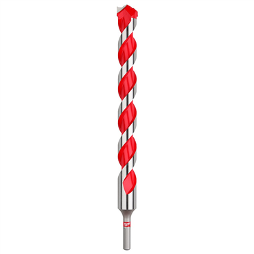 Carbide Tipped 12 in Single End Hammer Drill Bit