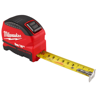 16 ft Steel Blade Red Auto-Lock Tape