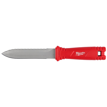 Straight Edge, Serrated Stainless Steel 5.5 in Duct Knife