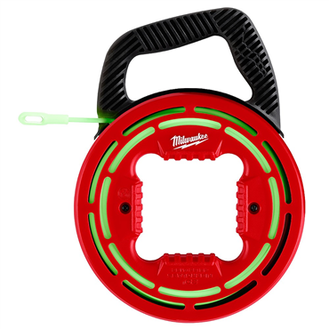 Fiberglass  20 ft  Black, Red  Fish Tape