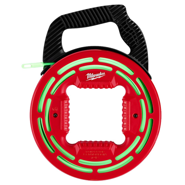 Fiberglass  40 ft  Black, Red  Fish Tape