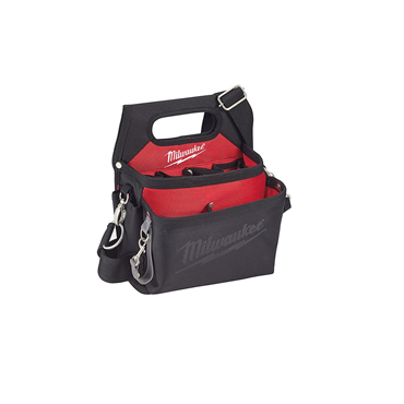 Electricians 12.795 in 1680D Nylon Red, Black Work Pouch with Quick Adjust Belt