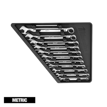 Chrome Vanadium Steel 11 pc Chrome Wrench Set