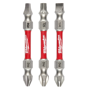 Alloy Steel 3 Pieces Double End Bit