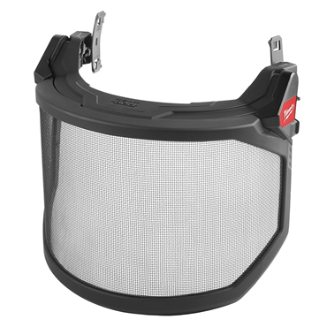 BOLT™ Stainless Steel Black, Gray Full Faceshield