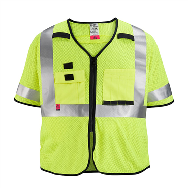 Small/Medium Yellow Single Pull Zipper Vest