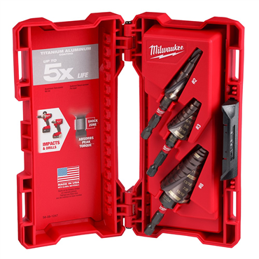 3 Pieces Step Bit Set