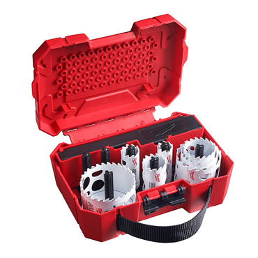 12 Pieces Carbide Tipped Single End Hole Saw Kit