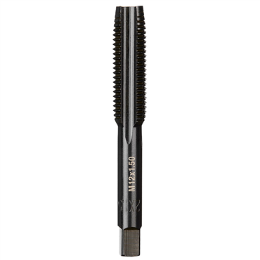 High Carbon Steel 12 mm x 1.5 4 Flutes Plug Tap