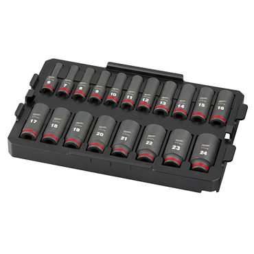 Chrome Molybdenum Steel 3/8 in Drive 6 Points Socket Set