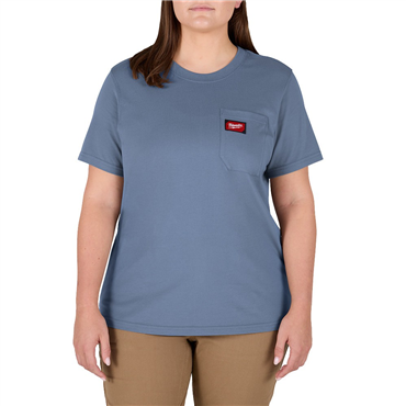 Women's GRIDIRON™ Medium Blue Short Sleeve T-Shirt