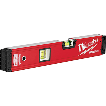 Aluminum 16 in Red Box Beam Level