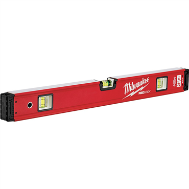 Aluminum 24 in Red Box Beam Level