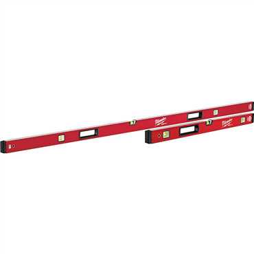 Aluminum 78 in Red Box Beam Level
