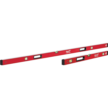 Aluminum 78 in Red Box Beam Level