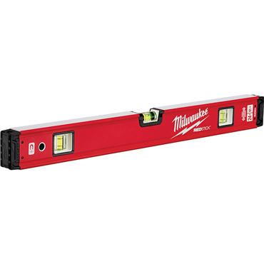 Aluminum 24 in Red Box Beam Level