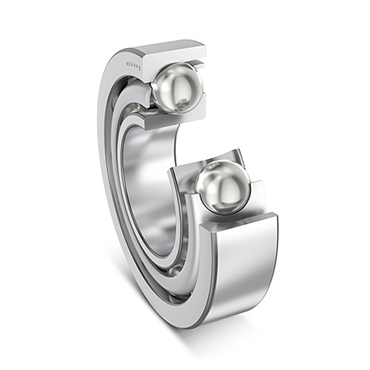 73 Series 25 mm I.D Single Row Angular Contact Type Ball Bearing