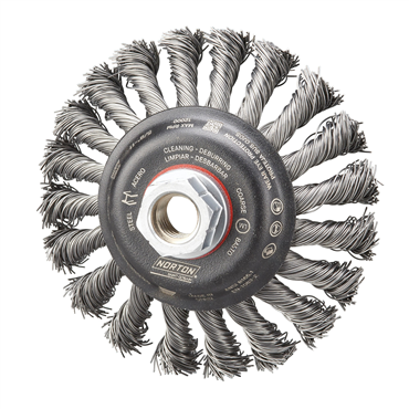 BlueFire Bevel Twist Knot Wire Arbor Cup Brush