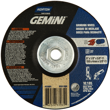 Gemini A Type 27 Grinding and Cutting Wheel