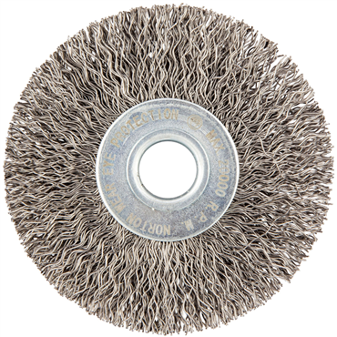 Gemini Crimped Wire Arbor Mini Wheel Brush
