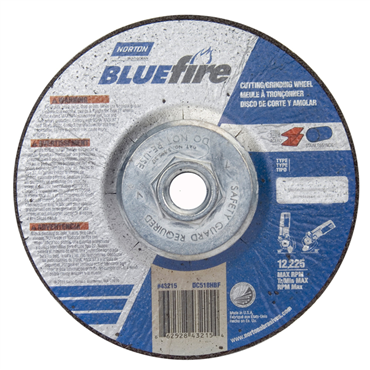 BlueFire Zirconia Alumina Type 27 Grinding and Cutting Wheel
