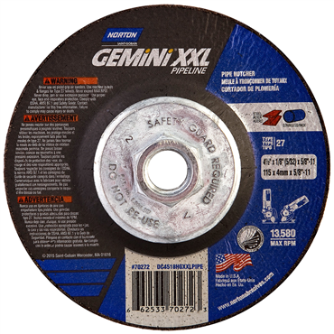 Gemini XXL A Type 27 Grinding and Cutting Wheel
