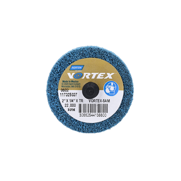 Bear-Tex Vortex Rapid Blend Aluminum Oxide Medium Grit TR (Type III) Non-Woven Quick-Change Unified Wheel