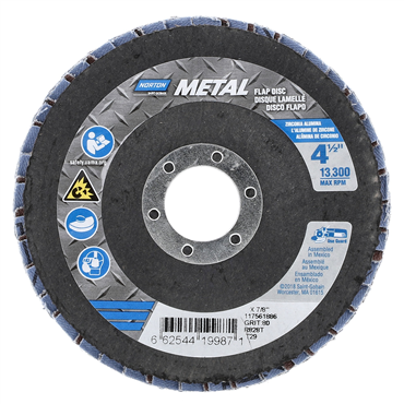 Metal Zirconia Alumina Coarse Grit Center Mount Fiberglass Conical Flap Disc