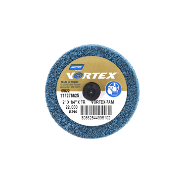 Bear-Tex Vortex Rapid Blend Aluminum Oxide Medium Grit TR (Type III) Non-Woven Quick-Change Unified Wheel