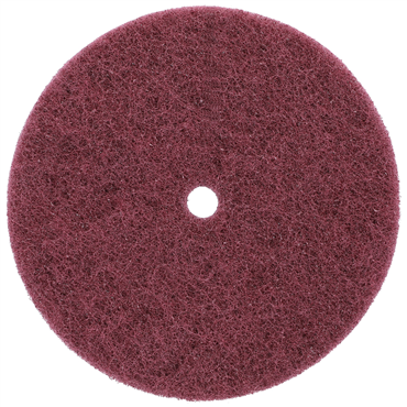 Bear-Tex High Strength Aluminum Oxide Very Fine Grit Non-Woven Arbor Hole Disc
