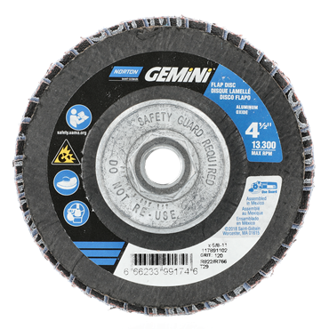 Gemini Zirconia Alumina Medium Grit Arbor Thread Fiberglass Conical Flap Disc