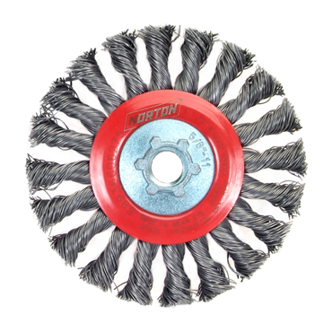 BlueFire Standard Twist Knot Wire Arbor Wheel Brush