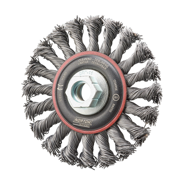 BlueFire Standard Twist Knot Wire Arbor Wheel Brush