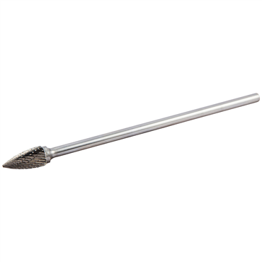Pointed Tree Double Cut Tungsten Carbide Burr