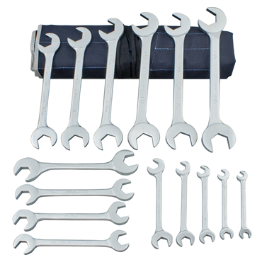 15 Pieces Angle Set Box End Wrench