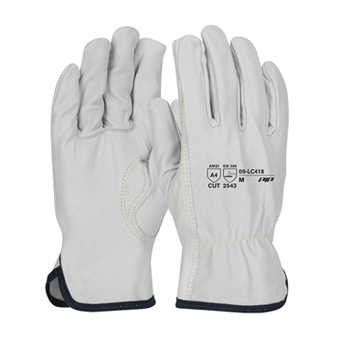 2XL Natural Slip-On Top Grain Goatskin Drivers Glove
