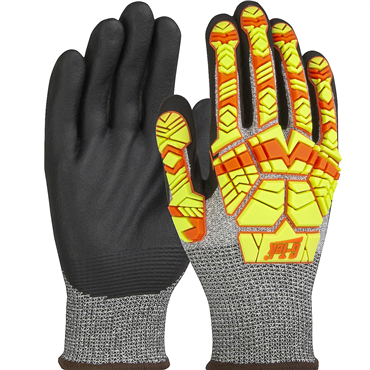 Foam Grip L Size Salt & Pepper Glove