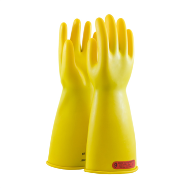 Yellow Straight Cuff 9 Size General Purpose Gloves